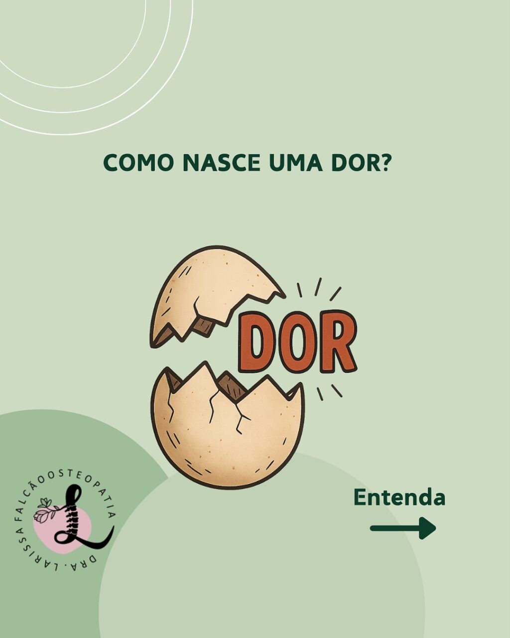 Instagram post from larissafalcao.osteopatia. This post is in position 0.