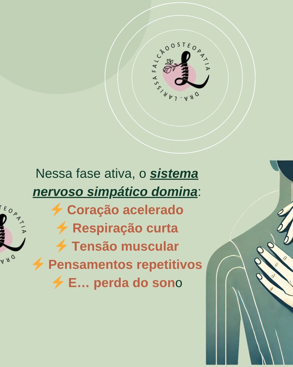 Instagram post from larissafalcao.osteopatia. This post is in position 2.