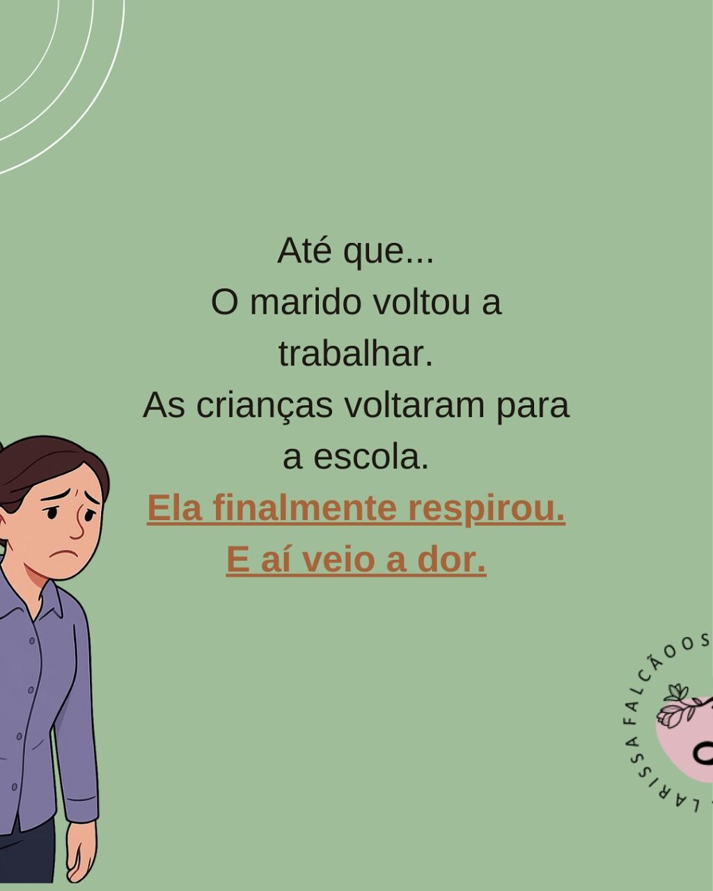 Instagram post from larissafalcao.osteopatia. This post is in position 5.