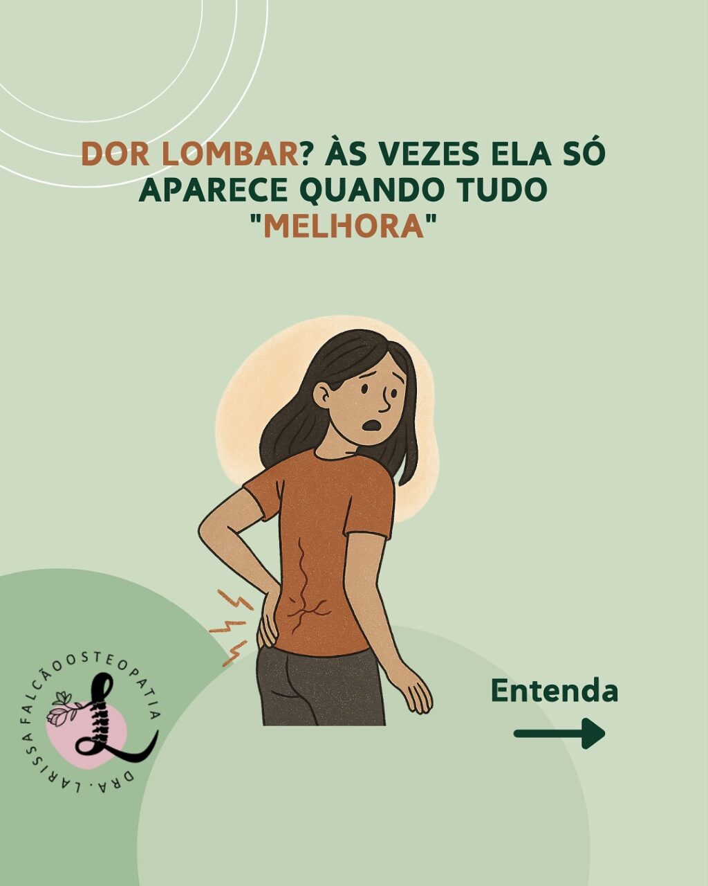 Instagram post from larissafalcao.osteopatia. This post is in position 0.