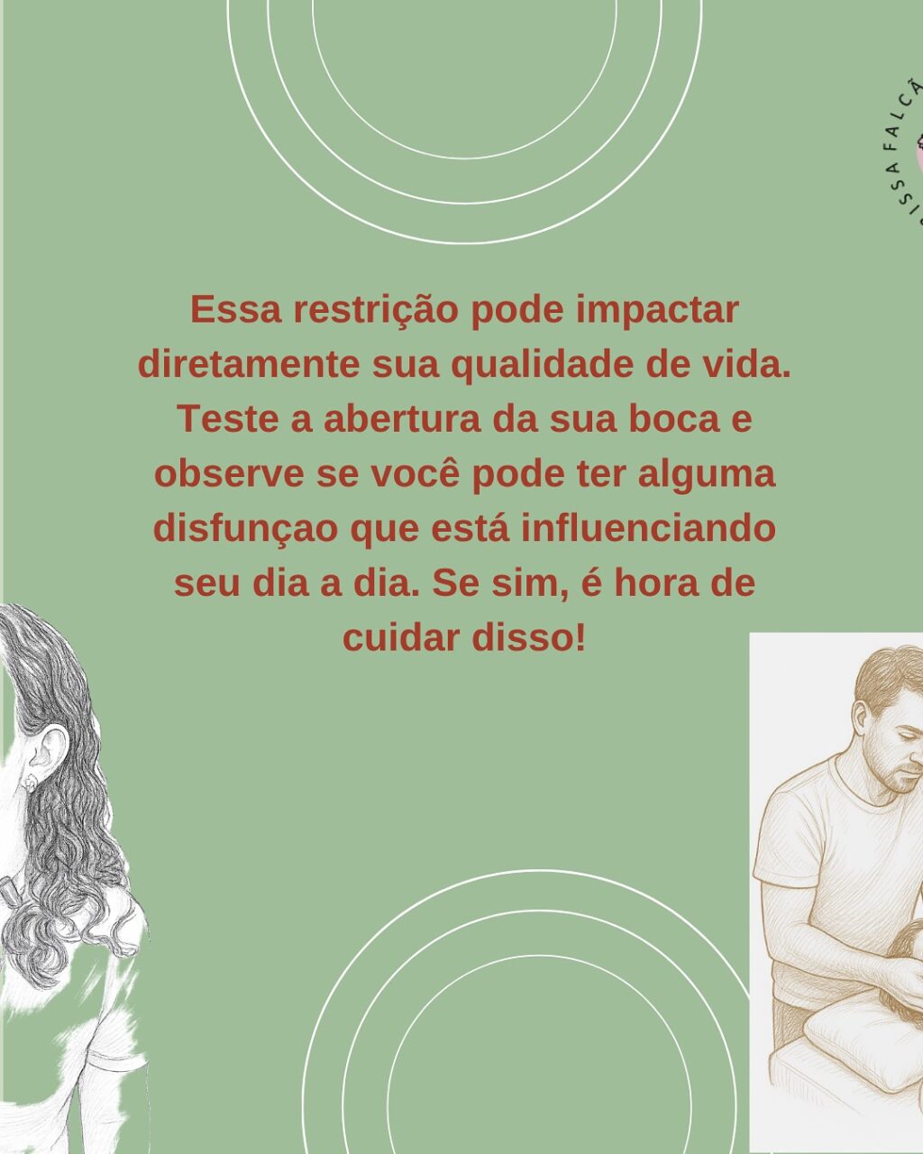 Instagram post from larissafalcao.osteopatia. This post is in position 3.